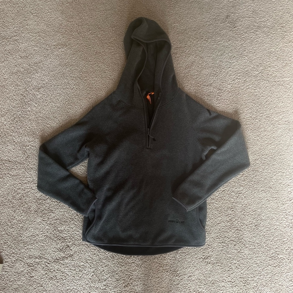 Black Half-Zip Hoodie